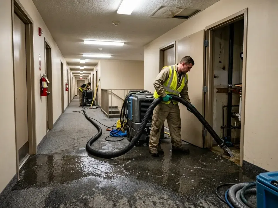 multi-unit-apartment-hallway-f-005 — frequently asked questions, Emergency Burst Pipe Water Extraction & Removal in Westmins…